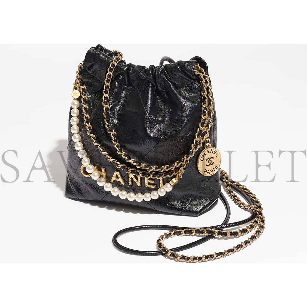 CHANEL 22 MINI HANDBAG AS3980 B10672 94305 (20*19*6cm)